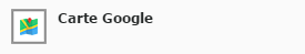 Icône Carte Google