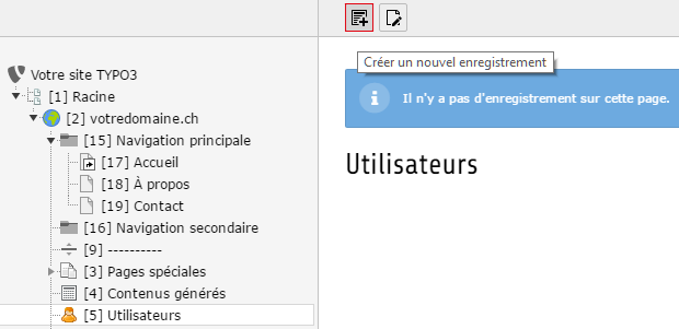 Création Intranet